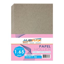 Papel Holler para cartonagem Marpax 1,65mm 14x20,5cm 10un