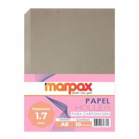 Papel Holler para cartonagem Marpax 1,7mm A6 10un