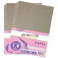 Papel Holler para Cartonagem Marpax 1,9mm 26X34cm com 50un