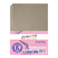 Papel Holler para cartonagem Marpax 1,9mm A5 148x210mm 10un