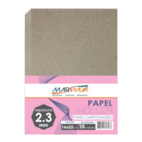 Papel Holler para cartonagem Marpax 2,3mm 16x22cm 10un