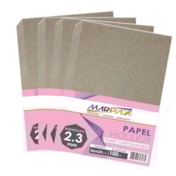 Papel Holler para cartonagem Marpax 2,3mm 26x34cm 100un