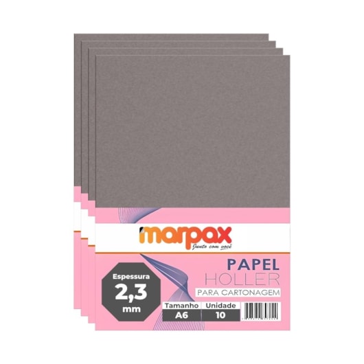 Papel Holler para cartonagem Marpax 2,3mm A6 10un