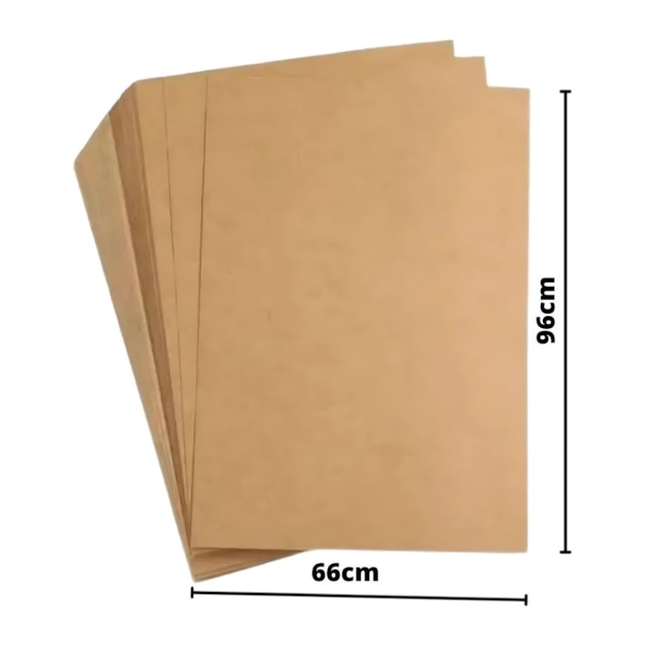 Papel Kraft 66x96cm 120g Alta Qualidade Marpax 100 folhas