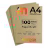 Papel Kraft A4 210x297mm 120g Alta Qualidade Marpax 100 fls