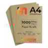 Papel Kraft A4 210x297mm 120g Alta Qualidade Marpax 1000 fls