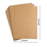 Papel Kraft A4 210x297mm 240g Alta Qualidade Marpax 100 fls
