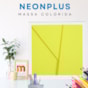 Papel Neon Plus 240g 660X960mm Amarelo Marpax pct com 5fls