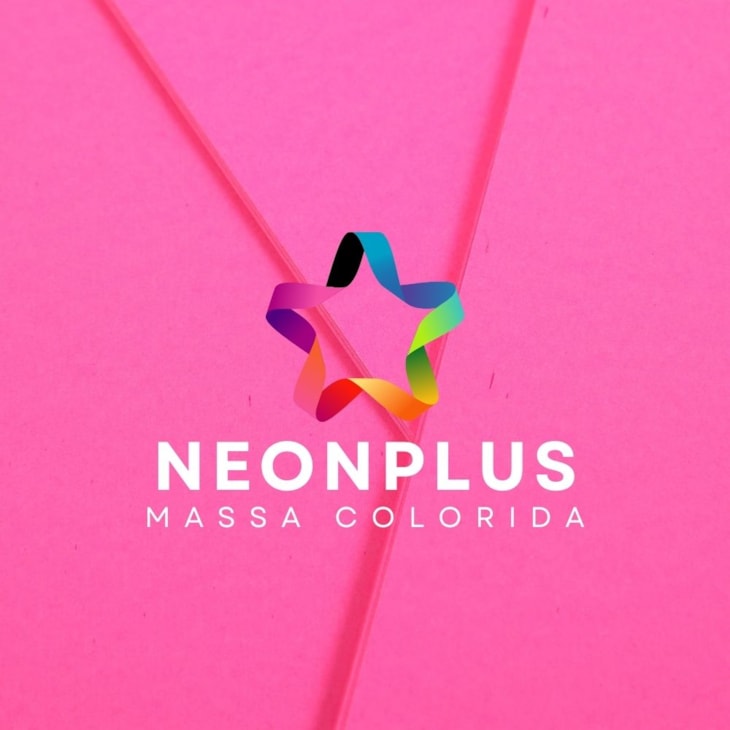 Papel Neon Plus 240g 660X960mm Rosa Marpax pct com 5fls