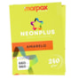 Papel Neon Plus 240g 66x96cm Amarelo Marpax 5fls