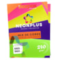 Papel Neon Plus 240g 66x96cm Mix de Cores Marpax 5 fls
