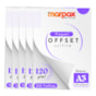 Papel Offset 120g A3 297X420mm Branco Liso Marpax com 500fls