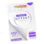 Papel Offset 120g Colegial 175X235mm Branco Marpax 100fls