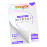 Papel Offset 120g Universitário 180x260mm Branco Marpax 100 fl