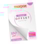 Papel Offset 150g 300X300mm Branco Liso Marpax com 100fls