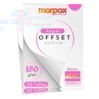 Papel Offset 150g 300x600mm Branco Marpax 200 fls
