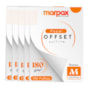 Papel Offset 180g A4 210X297mm Branco Liso Marpax 500fls