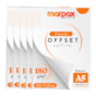 Papel Offset 180g A5 148x210mm Branco Marpax 500 fls