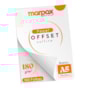 Papel Offset 180g A5 148X210mm Cor Branco Marpax 100fls