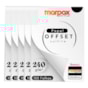 Papel Offset 240g 300X300mm Branco Liso Marpax com 500fls