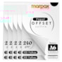 Papel Offset 240g A6 105X148mm Branco Liso Marpax 1000fls