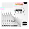 Papel Offset 240g Planner 180x180mm Branco Marpax 500 fls