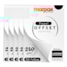 Papel Offset 240g Universitário 180x260mm Branco Marpax 500f