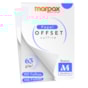 Papel Offset 63g A4 210x297mm Branco Liso Marpax 200fls