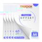 Papel Offset 63g A4 210x297mm Branco Liso Marpax 500fls