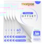 Papel Offset 63g A6 105x148mm Branco Liso Marpax 1000fls