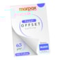 Papel Offset 63g Bloco 110x210mm Branco Liso Marpax 100fls