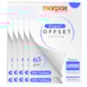 Papel Offset 63g Universitário 180x260mm Branco Marpax 1000f