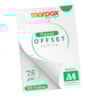 Papel Offset 75g A4 210x297mm Branco Marpax 100 fls