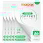 Papel Offset 75g A6 105X148mm Branco Liso Marpax 1000fls