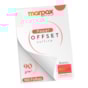 Papel Offset 90g 300X300mm Branco Liso Marpax com 100fls