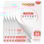 Papel Offset 90g A4 210X297mm Branco Liso Marpax 1000fls