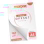 Papel Offset 90g A4 210X297mm Cor Branco Marpax com 100fls