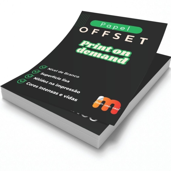 Papel Offset 90g Bloquinho 80X110mm Branco Marpax 1000fls