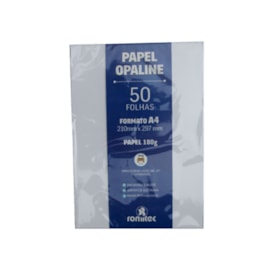 Papel Opaline 180g Acetinado A4 210x297mm Romitec 50fls