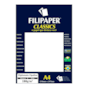 Papel Opaline 180g Branco A4 210X297mm Filipaper 50fls