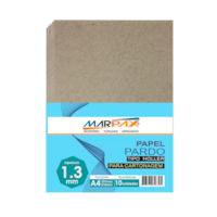 Papel para Cartonagem Pardo Tipo Holler 1,3mm A4 com 10un