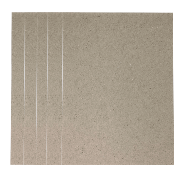 Papel para Cartonagem Pardo Tipo Holler 1,3mm A5 com 10un