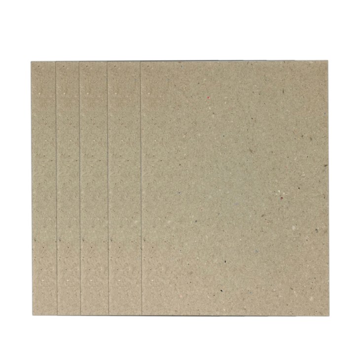 Papel para Cartonagem Pardo Tipo Holler 1,4mm 14x20,5 100un