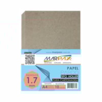 Papel para Cartonagem Pardo Tipo Holler 1,7mm A4 com 10un