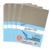 Papel para Cartonagem Pardo Tipo Holler 1,7mm A5 com 100un