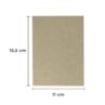 Papel para cartonagem Tipo Holler 1,3mm 11x15,5cm Marpax 10un