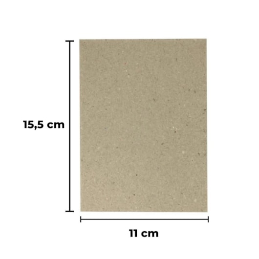 Papel para cartonagem Tipo Holler 1,3mm 11x15,5cm Marpax 10un Papel para cartonagem Tipo Holler 1,3mm 11x15,5cm Marpax 10un