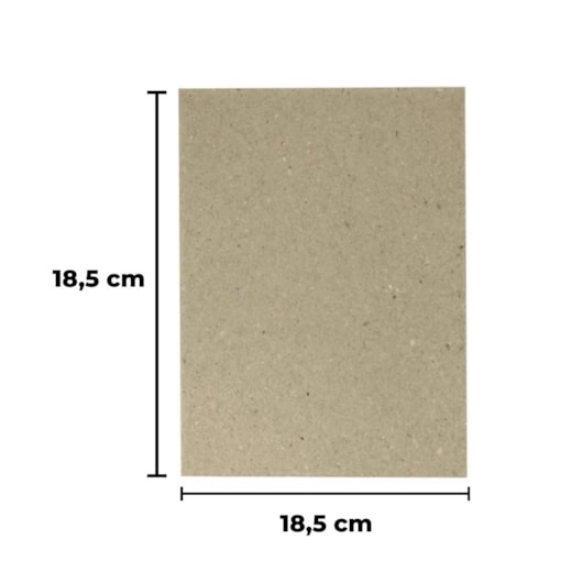 Papel para cartonagem Tipo Holler 1,3mm 18,5x18,5cm Marpax 10un Papel para cartonagem Tipo Holler 1,3mm 18,5x18,5cm Marpax 10un