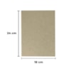 Papel para cartonagem Tipo Holler 1,3mm 18x24cm Marpax 10un