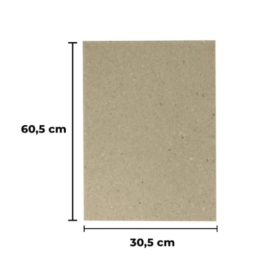 Papel para cartonagem Tipo Holler 1,3mm 30,5x60,5cm Marpax 10un Papel para cartonagem Tipo Holler 1,3mm 30,5x60,5cm Marpax 10un